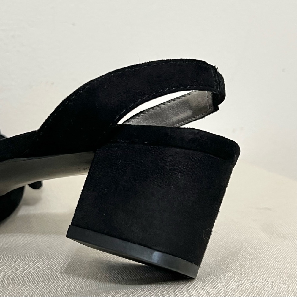 NWOT Seven Dials Black Harr Pointed Toe Sling Back Shoes Evening Events - Picture 4 of 7